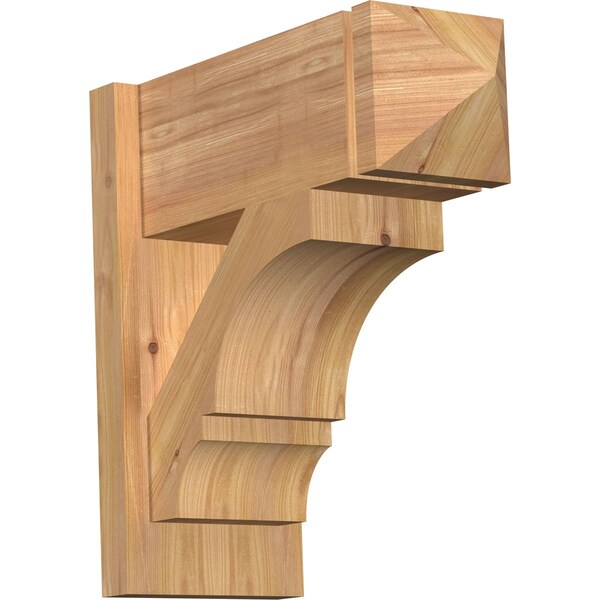 Ekena Millwork Balboa Smooth Arts and Crafts Outlooker, Western Red Cedar, 7 1/2"W x 18"D x 18"H OUT08X18X18BOA03SWR - main